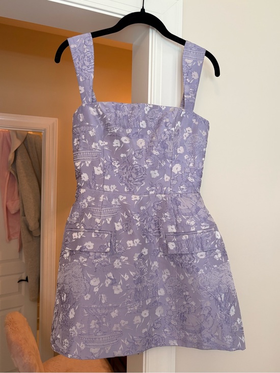 Amanda Uprichard Dresses & Skirts - Amanda Uprichard Lavender jacquard Bethany mini dress